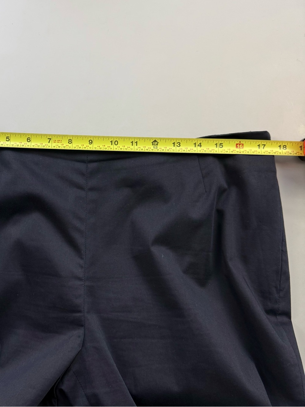 Lafayette 148 New York Women’s Navy Cotton Stretch Side Zip Pants 12 Large - Picture 7 of 9